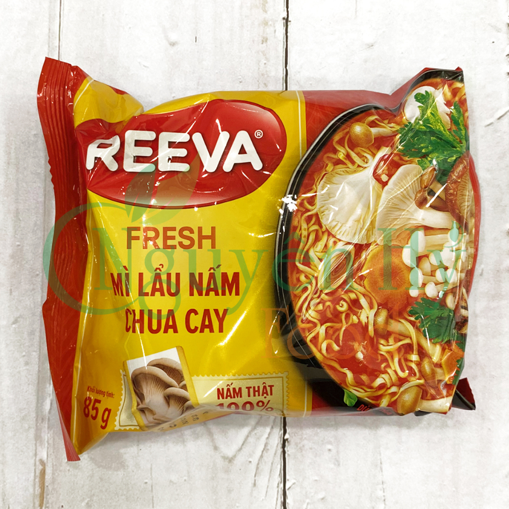 Mì Lẩu Nấm Chua Cay Reeva - 85g