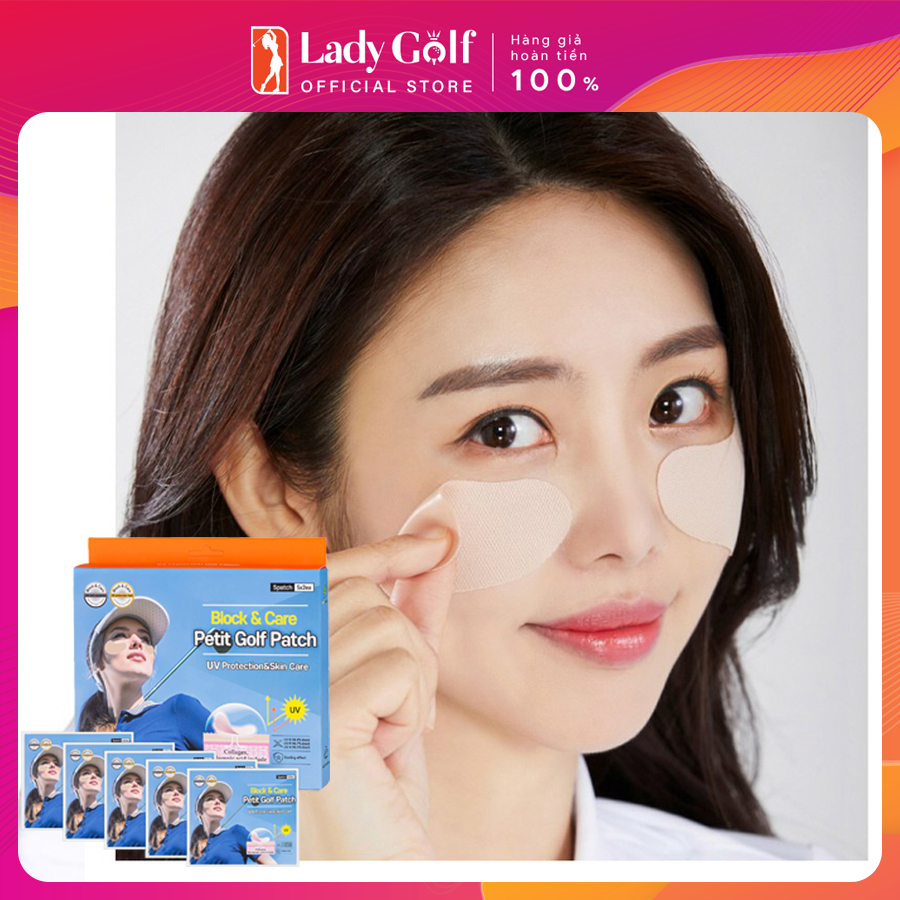 Mặt nạ golf dạng Miếng dán cho nam, nữ chống tia UV Block & Care Petit - Hàn Quốc