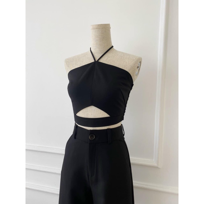 Áo crop cổ yếm TK1779