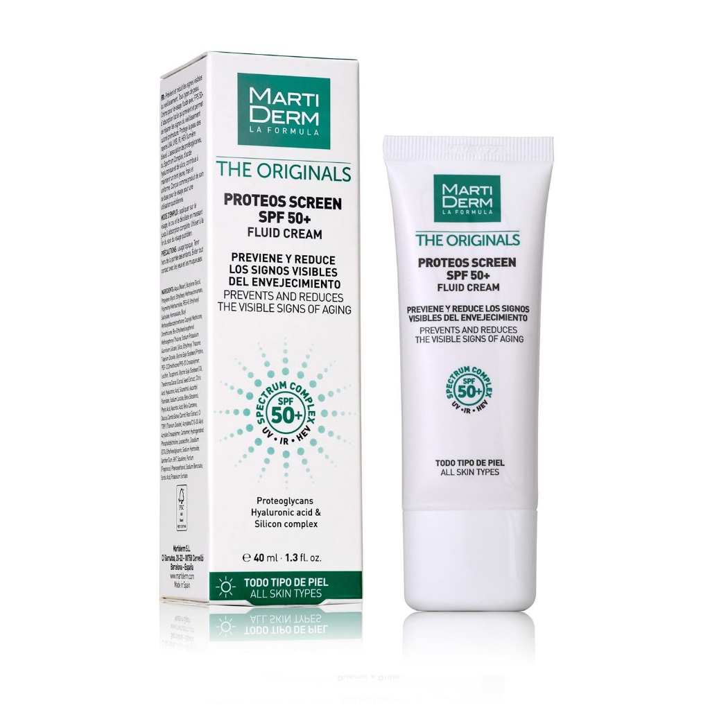 Kem Chống Nắng MartiDerm , dành cho da dầu da mụn, nám và tăng sắc tố MartiDerm The Proteos Screen SPF50+ 40ml
