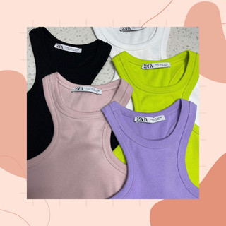 Áo ba lỗ zara cổ yếm thun tăm co giãn cực tốt