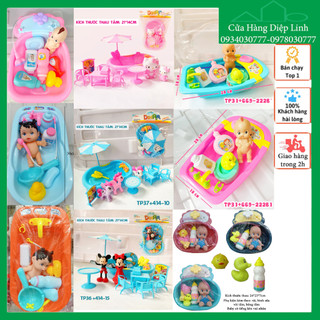 Bộ đồ chơi chậu tắm em bé