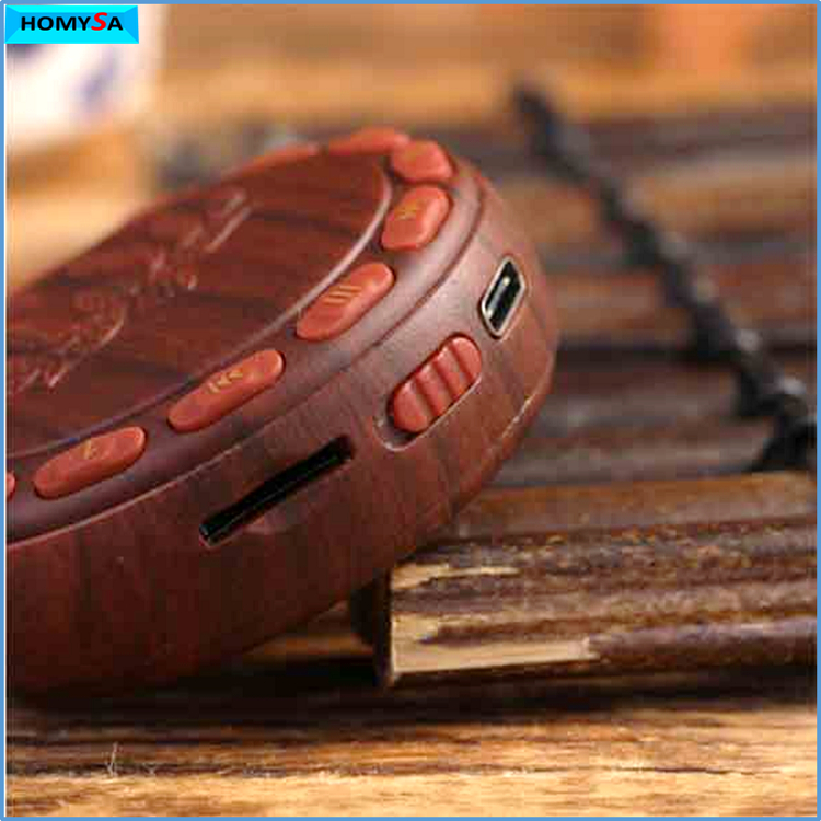 Máy niệm phật hình tròn hoa sen XH7 cao cấp - Loa bluetooth có dây đeo cổ khe thẻ nhớ bàn phím - Nghe kinh phật