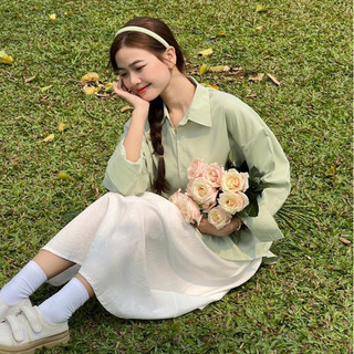 Áo sơ mi màu trơn basic LƯU DIỆC PHI