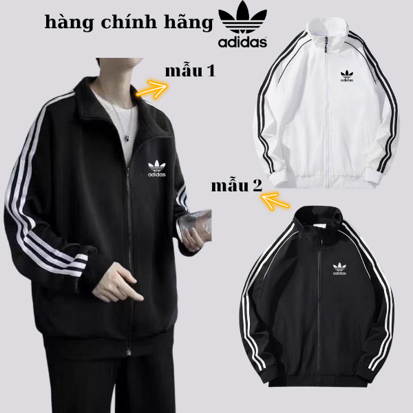 Áo khoác thể thao Adidas 3 sọc chính hãng nam nữ chất liệu umi poly co dãn cao cấp chuẩn form GZSTORE 205