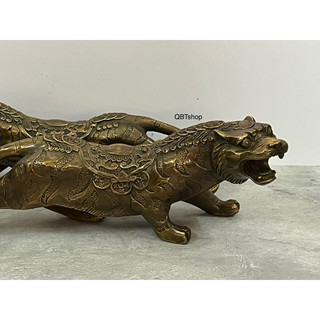 Cặp cọp - hổ kim tài bằng đồng