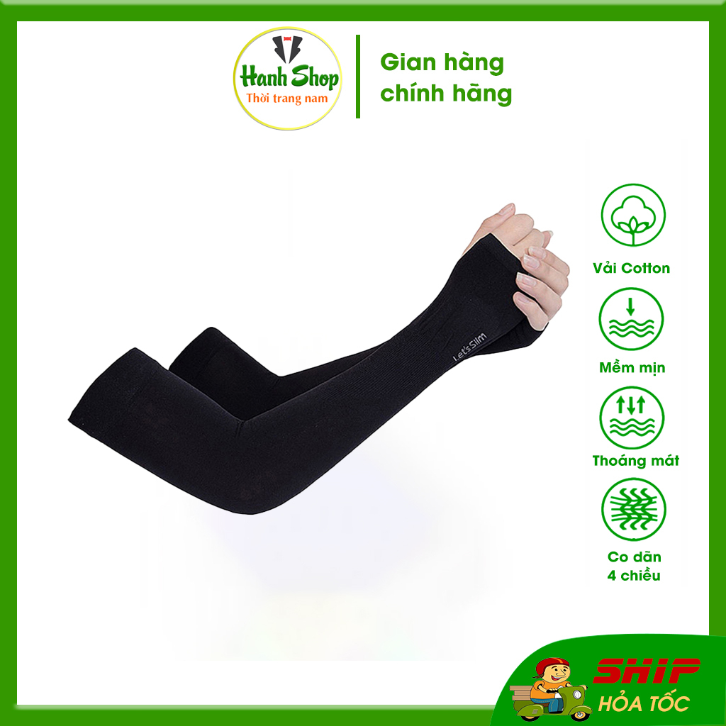 Găng tay chống nắng xỏ ngón nữ nam, găng tay chông nhiệt, ống tay chống uv đi phượt siêu mát GT082 Hanh Shop
