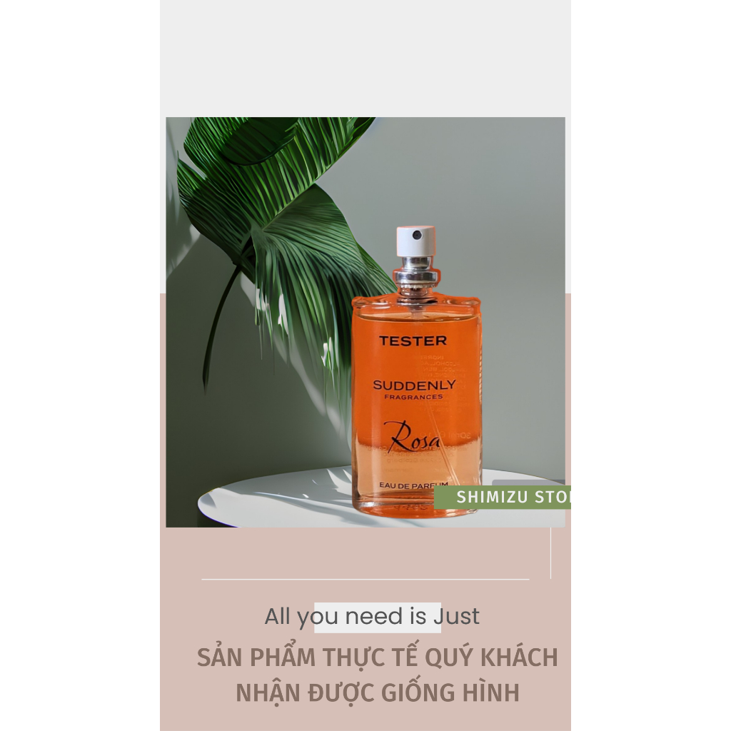 Nước hoa nữ thơm lâu Suddenly Fragrance Tester 30ml Eau de Parfum  Hàng Nội Địa Pháp .
