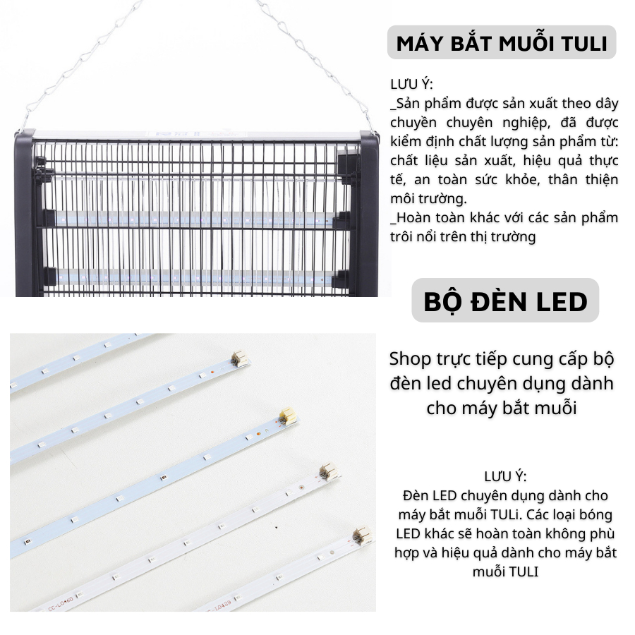COMBO Đèn Máy Bắt Muỗi Thông Minh TuLi không gian ngủ 6-12W, Q45,Thu Hút Diệt Đuổi Côn Trùng, Hiệu Quả An Toàn, BH 2 năm