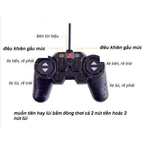 Máy xúc điều khiển từ xa - Có gầu múc, đồ chơi điều khiển từ xa cho trẻ em - Baby Chill