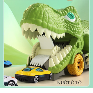 Xe khủng long nuốt ô tô cho bé