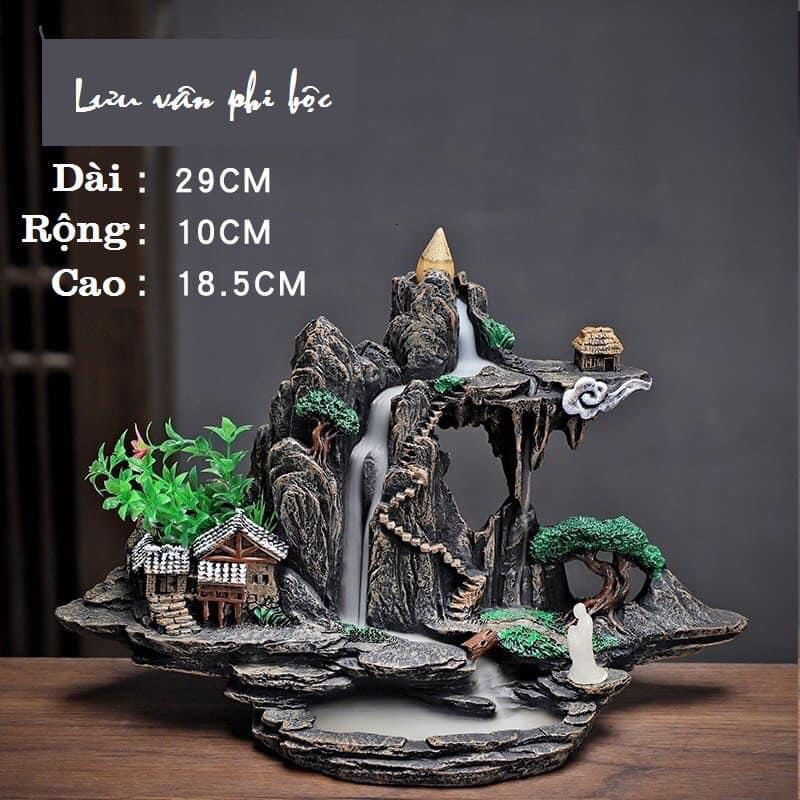 Thác Khói Tiểu Cảnh Hòn Non Bộ