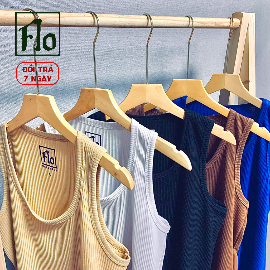 Áo ba lỗ thun gân FLO MENSWEAR Ver2 form body thun lạnh mặc mát