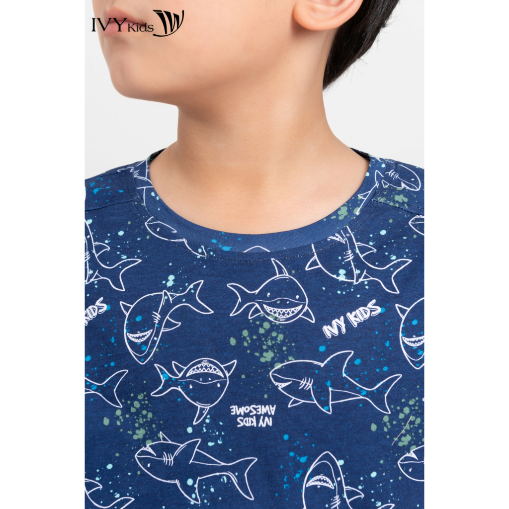 Set thun baby shark bé trai IVY moda MS 57K1551