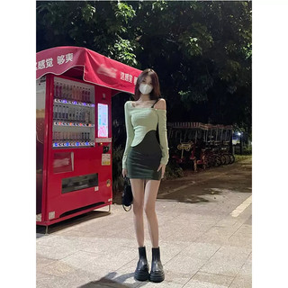 [CÓ VIDEO QUAY CẬN CHẤT] ĐẦM BODY KÈM ÁO KHOÁC TRỄ VAI, Phong cách Hàn Quốc trẻ trung, SET ĐẦM VÀ ÁO KHOÁC, ĐẦM LỆVH VAI