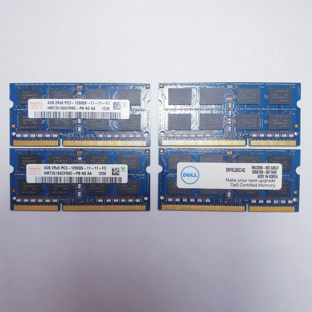 Ram Laptop DDR3, DDR3L - 2G/4Gb/8Gb Bus 1066/1333/1600 hàng tháo máy zin