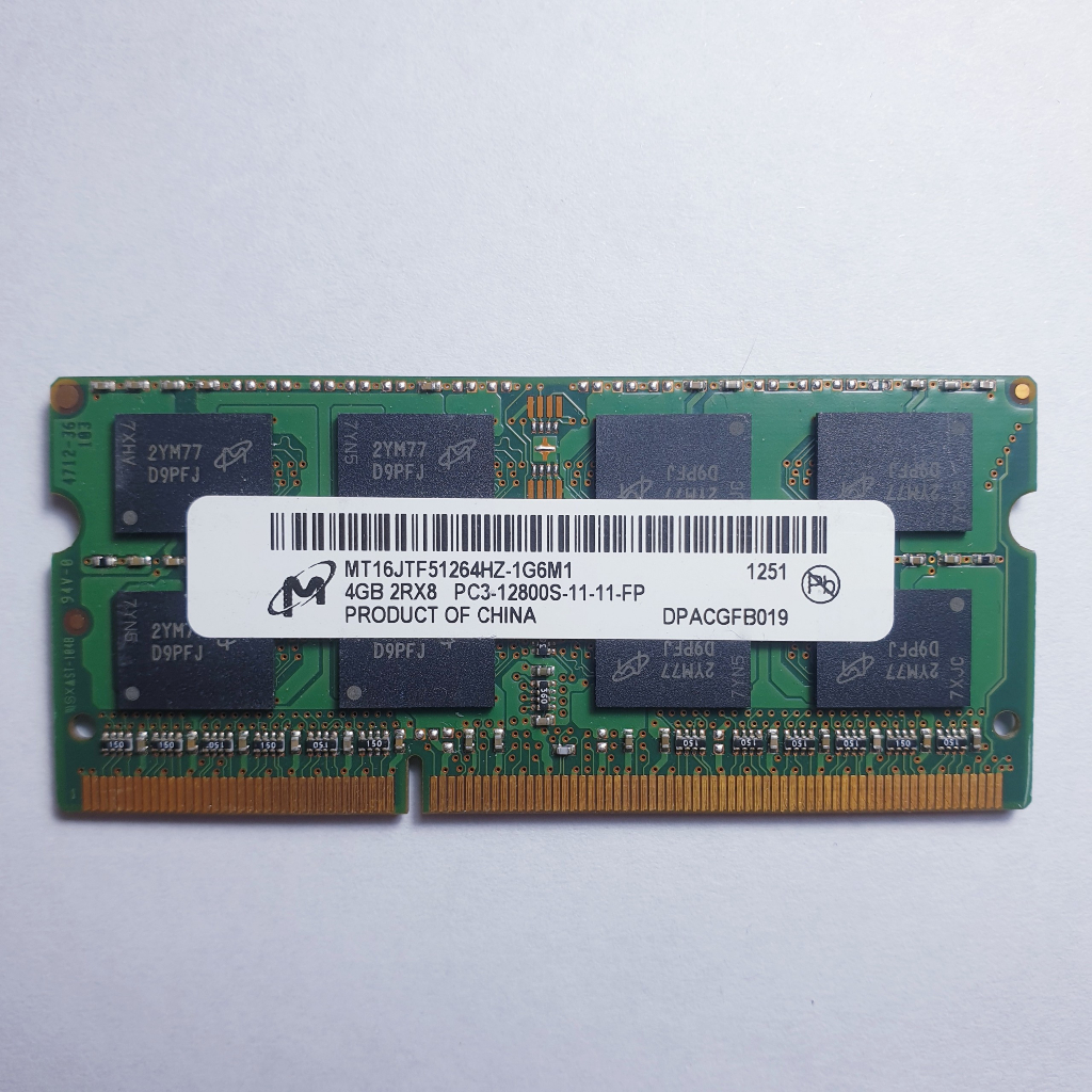 Ram Laptop DDR3, DDR3L - 2G/4Gb/8Gb Bus 1066/1333/1600 hàng tháo máy zin