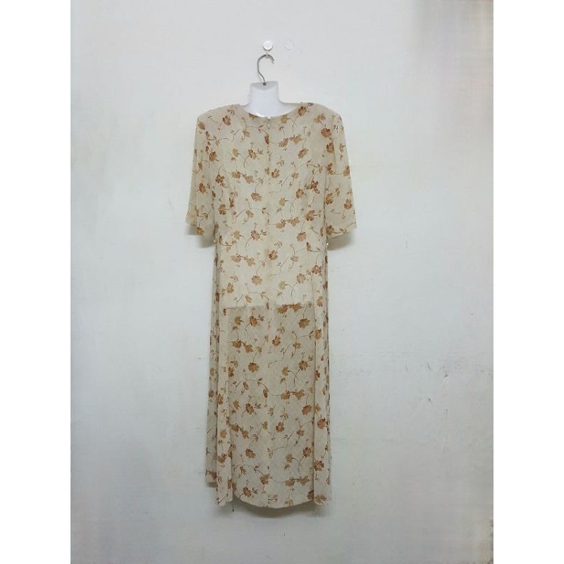 ĐẦM VOAN HOA VINTAGE