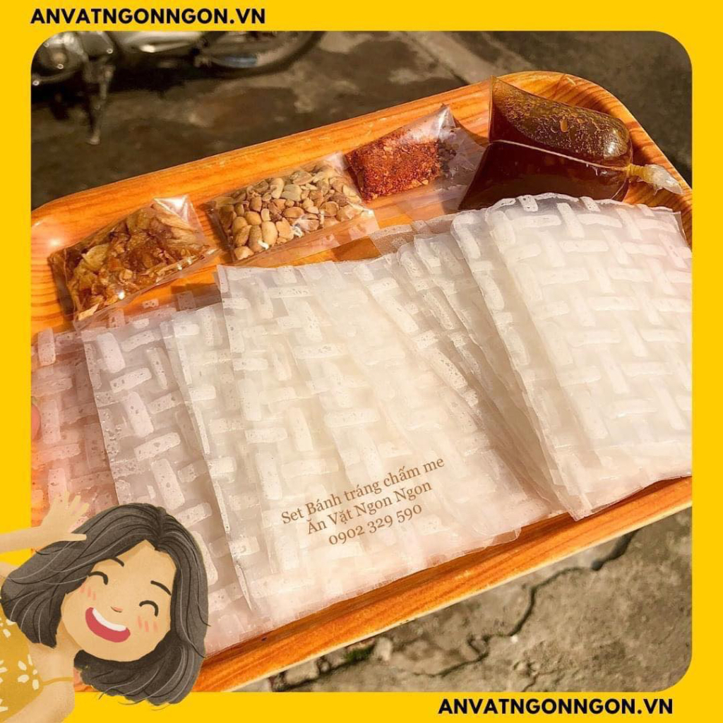 SET BÁNH TRÁNG CHẤM ME