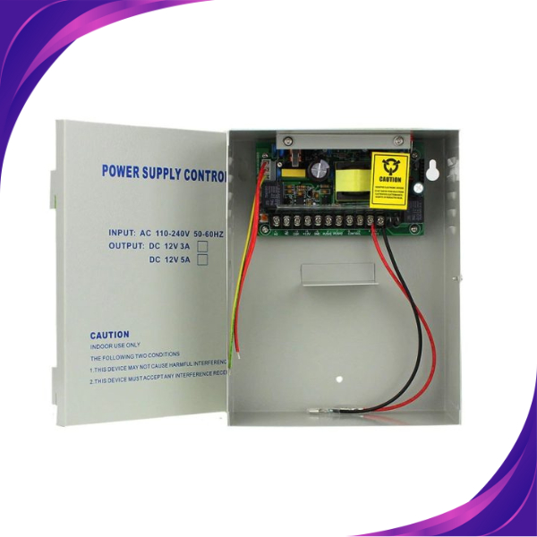 Tủ lưu điện UPS cho bộ kiểm soát ra vào – access control – quản lý nhà trọ, nhà cho thuê, văn phòng