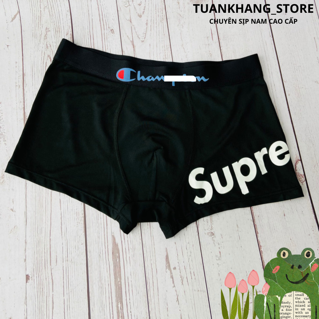 Quần sịp nam đùi chất thun lạnh cao cấp, hai bên hông k có đường may, co giãn thoải mái, thoáng mát, kháng khuẩn an toan