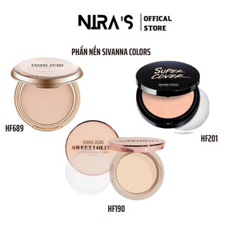 Phấn nền Sivanna Colors Thái Lan dạng nén kiềm dầu che khuyết điểm