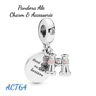 Pan ale charm treo hình ống nhòm bạc s925