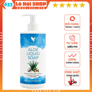 Sữa rửa mặt và tay aloe liquid soap 633flp 473ml