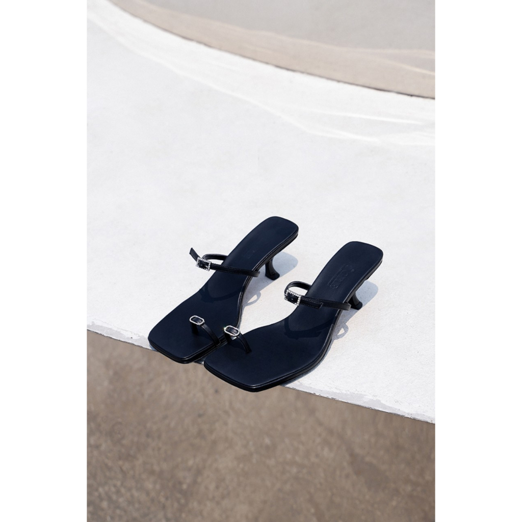 sandal xỏ ngón quai mảnh khóa đính đá cao cấp sang chảnh quyến rũ hàng QC GCC2116 phong cách châu âu trẻ trung