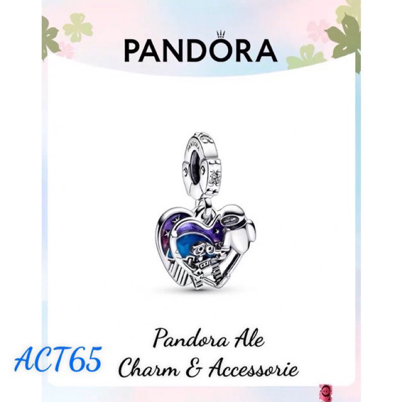 PAN ALE CHARM TREO DISNEY PIXAR WALL E & VA PHÁT SÁNG TRONG BÓNG TỐI