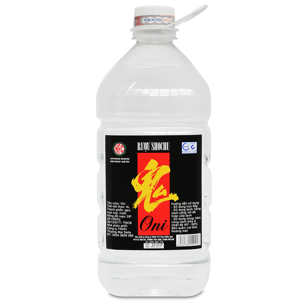 Rượu Shochu Gạo Oni 4L