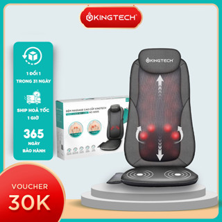 Đệm, Ghế Massage Cao Cấp KINGTECH KC-500S - Mát Xa Lưng 3D Chuyên Sâu, Tính Năng Nhiệt Hồng Ngoại - Bảo Hành 12 Tháng
