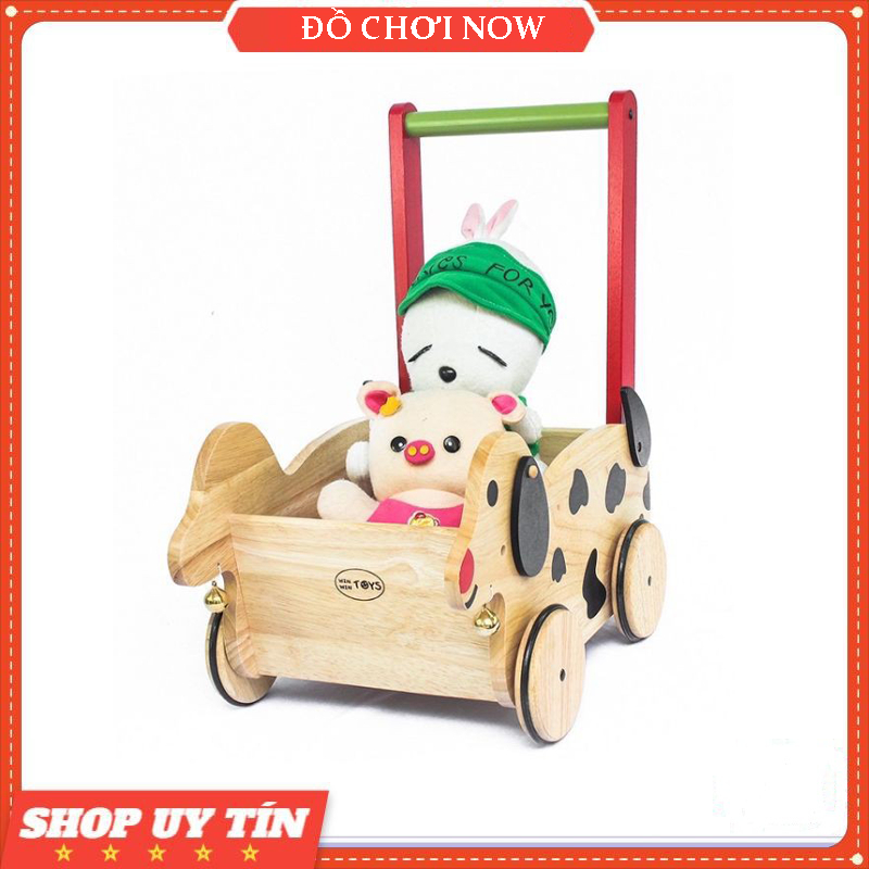 Xe đẩy chở đồ chơi, Xe chó chở đồ chơi có thể làm Xe tập đi cho bé
