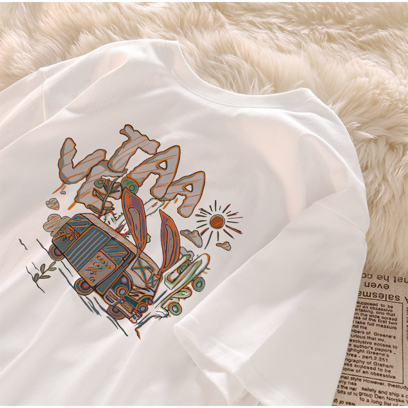 SALMO áo thun nữ basic đen local brand vintage áo phông  tay lỡ unisex  ulzzang 100% cotton