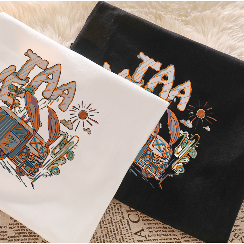 SALMO áo thun nữ basic đen local brand vintage áo phông  tay lỡ unisex  ulzzang 100% cotton