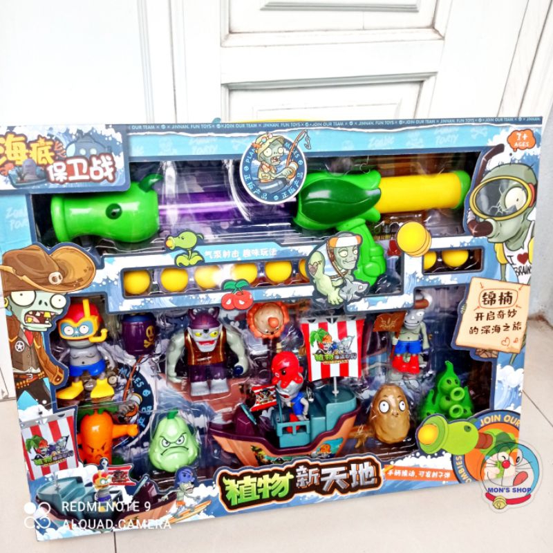 Đồ chơi zombies and plant, zombie phiên bản cướp biển Caribe siêu hot