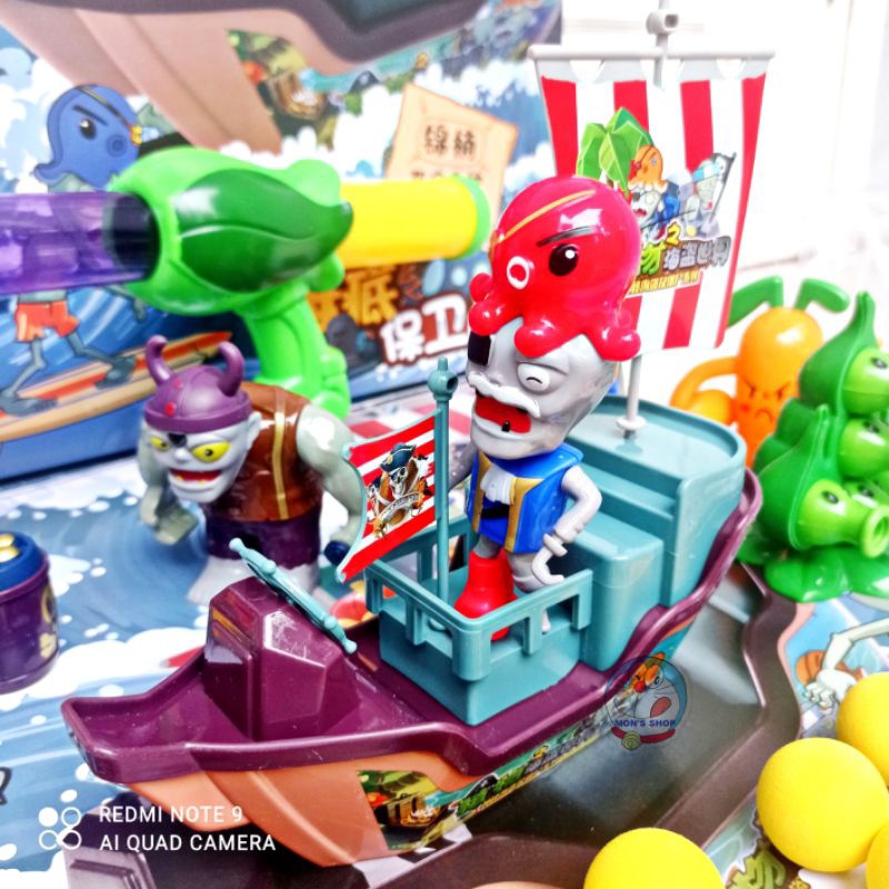 Đồ chơi zombies and plant, zombie phiên bản cướp biển Caribe siêu hot