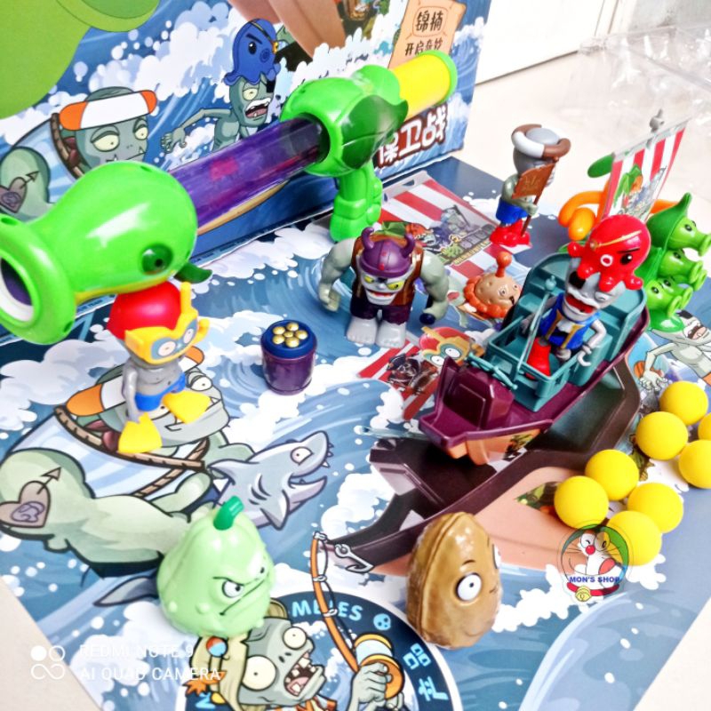 Đồ chơi zombies and plant, zombie phiên bản cướp biển Caribe siêu hot