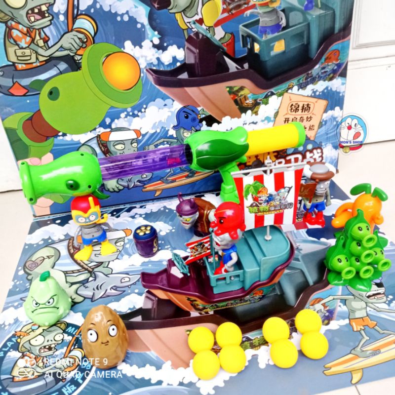 Đồ chơi zombies and plant, zombie phiên bản cướp biển Caribe siêu hot