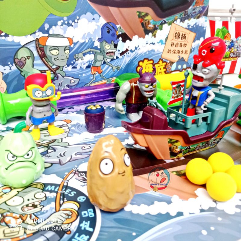 Đồ chơi zombies and plant, zombie phiên bản cướp biển Caribe siêu hot