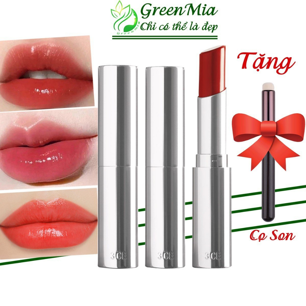 Son 3CE Dưỡng Có Màu 3CE Glow Lip Color Soul Like Little Ground High Roller Stand Off Full Màu Mới Nhất