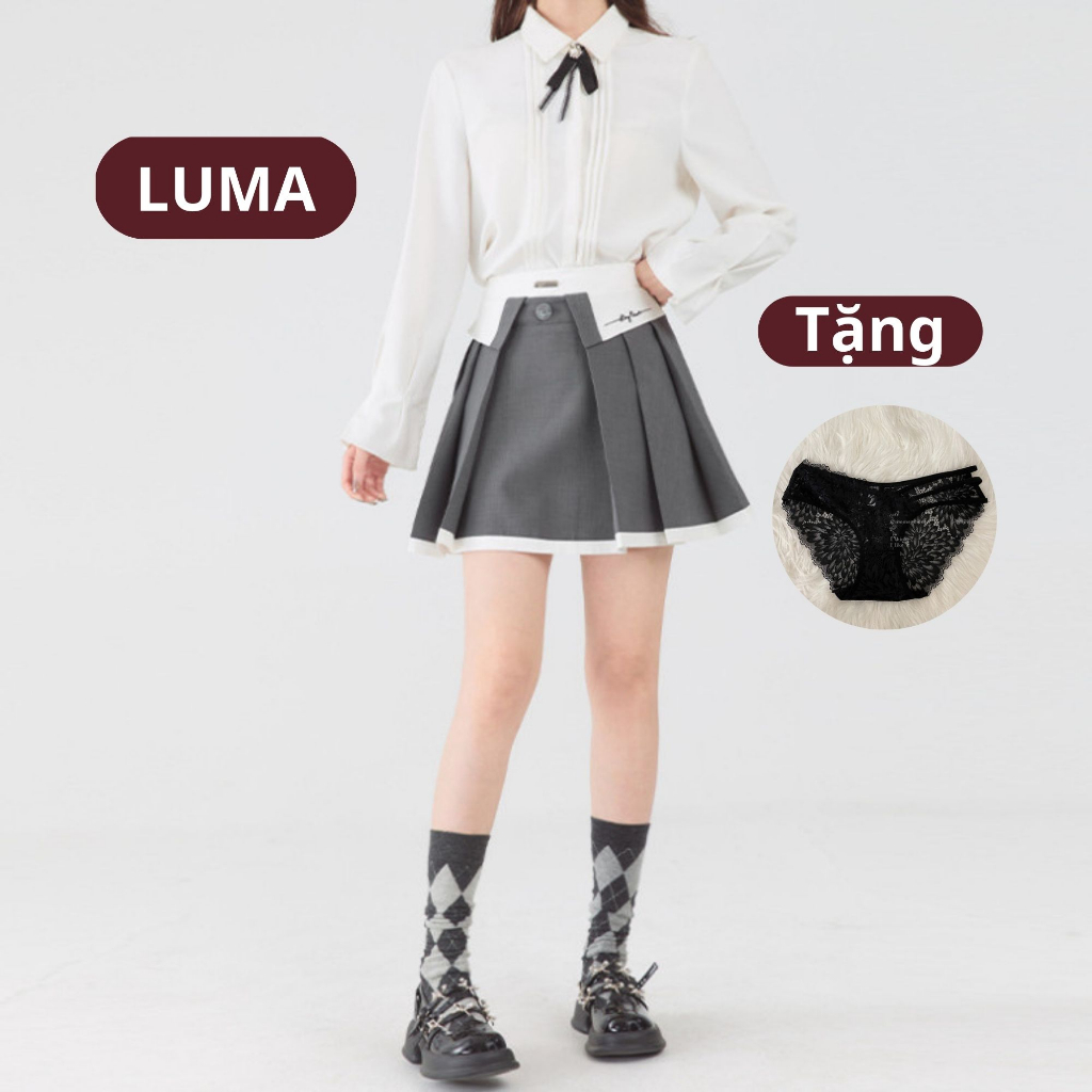 Chân váy xếp li LUMA ,cách điệu thời trang mua hè 2023 LM501