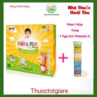 Kèm Quà Tặng] Hero kid Gold - Bé ăn ngon , mát gan, tăng chiều cao