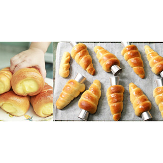 Khuôn làm bánh mì ốc (10 chiếc)