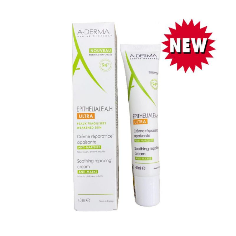 Kem làm lành sẹo A-derma epitheliale A.H Duo ultra repairing cream 40ml