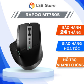 [Hỏa Tốc - HCM] Chuột Không Dây Rapoo MT750S | Hàng Chính Hãng | Bảo Hành 24 Tháng | LSB Store