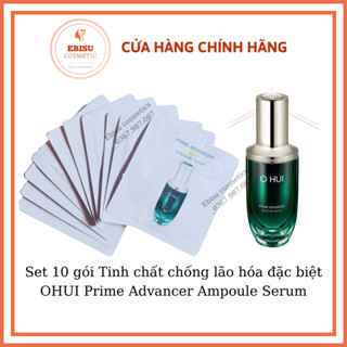 10 GÓI TINH CHẤT CHỐNG LÃO HÓA, XÓA MỜ NẾP NHĂN. O HUI PRIME ADVANCER SERUM