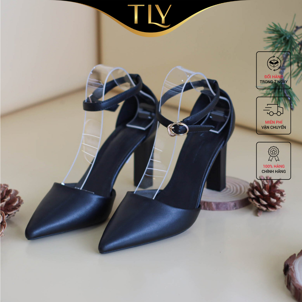 Giày cao gót bít gót , cao gót bít mũi 7p TLYCG 05 sản phẩm được bảo hành, che khuyết điểm tôn dáng