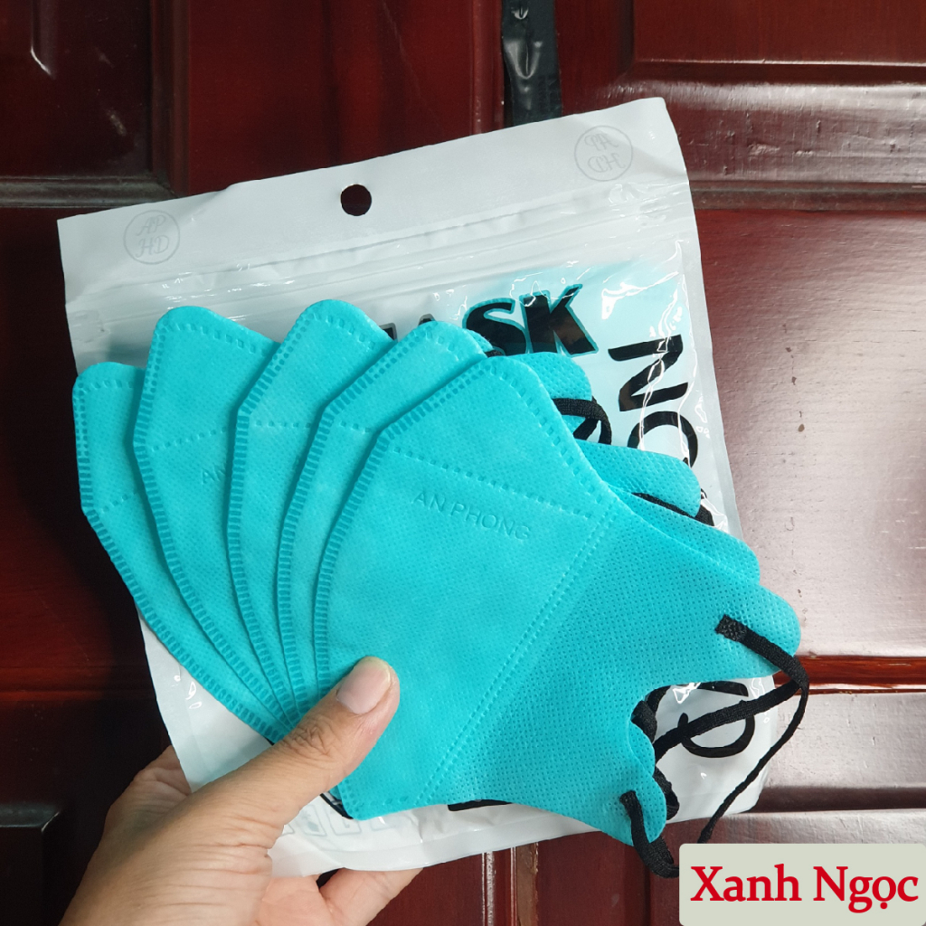[Túi 10 Cái] Khẩu Trang 5D Mask An Phong,Kháng Khuẩn,Chống Nắng,Chống Bụi,Chống Tia UV,Hàng Hottrend CAREION,Nhiều Màu..