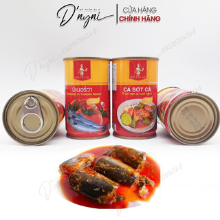 Cá nục sốt cà đóng hộp minervar 155 gram thái lan